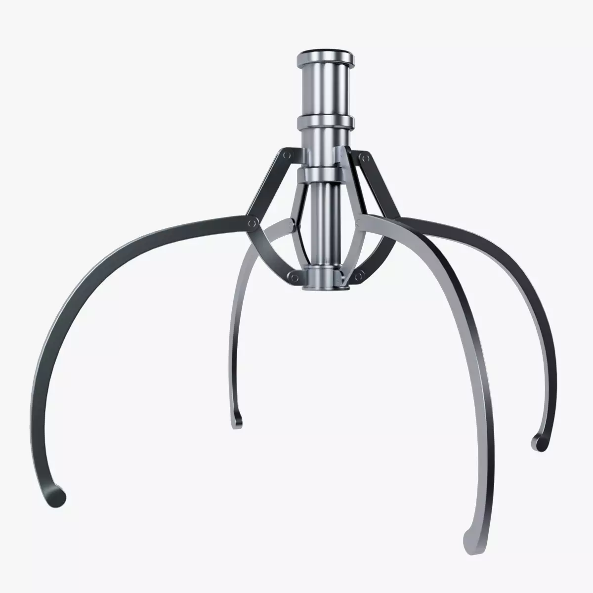 Metal Claw 14 with RIG 3D model_0