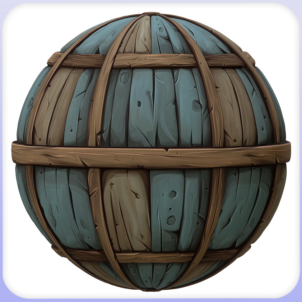 Stylized Wood Seamless Texture Texture_4