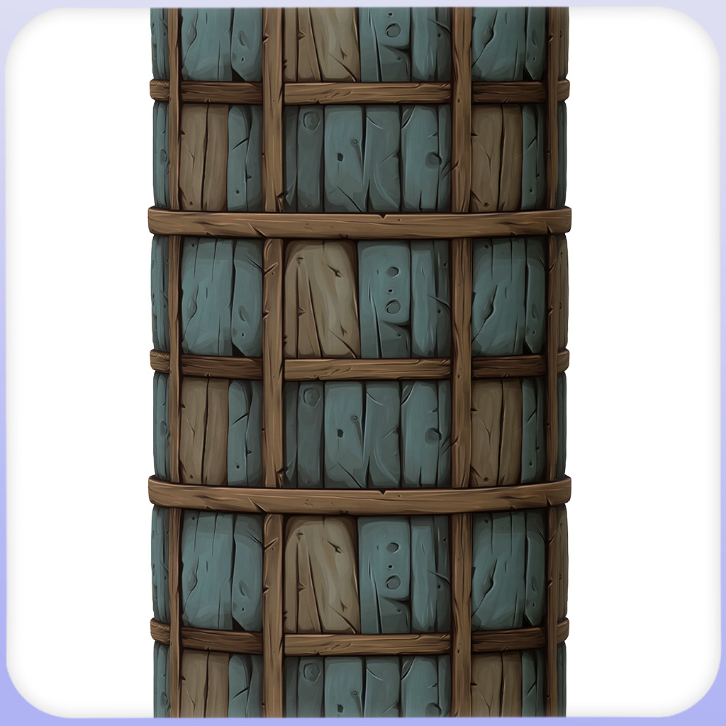 Stylized Wood Seamless Texture Texture_2