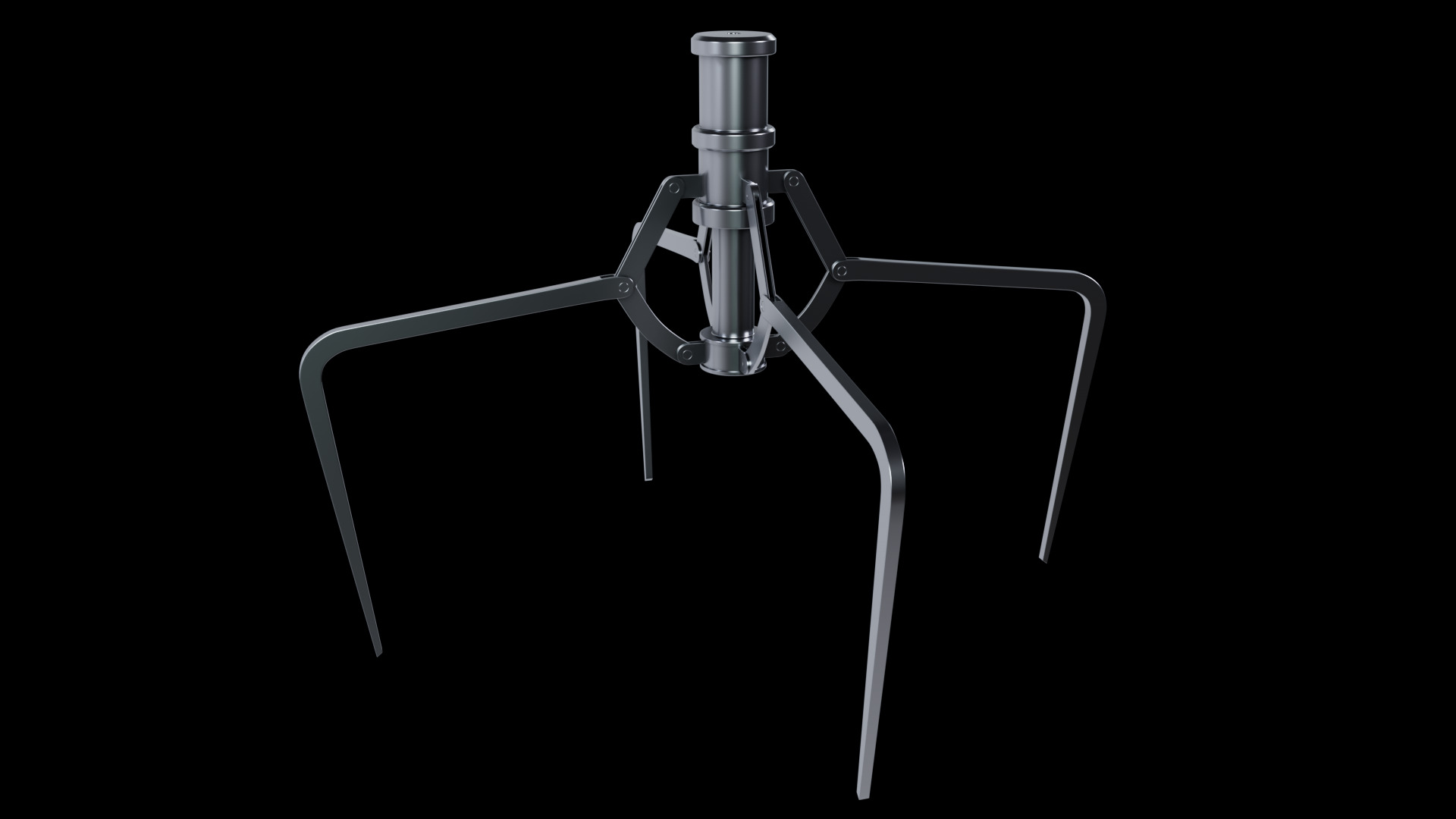 Metal Claw 15 with RIG 3D model_4