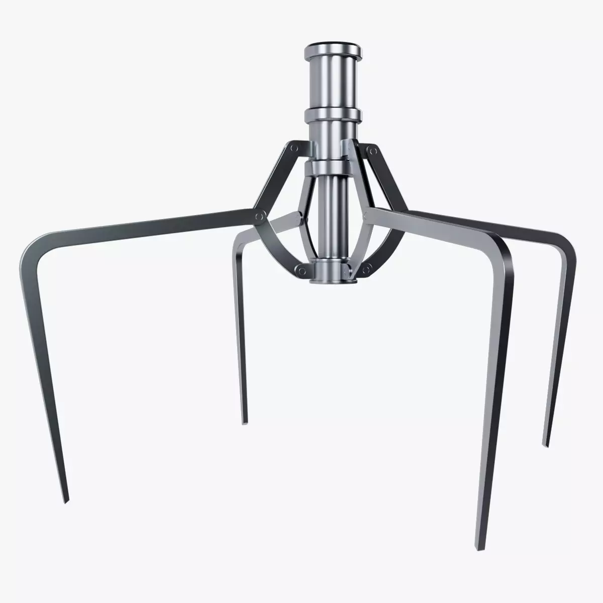 Metal Claw 15 with RIG 3D model_0