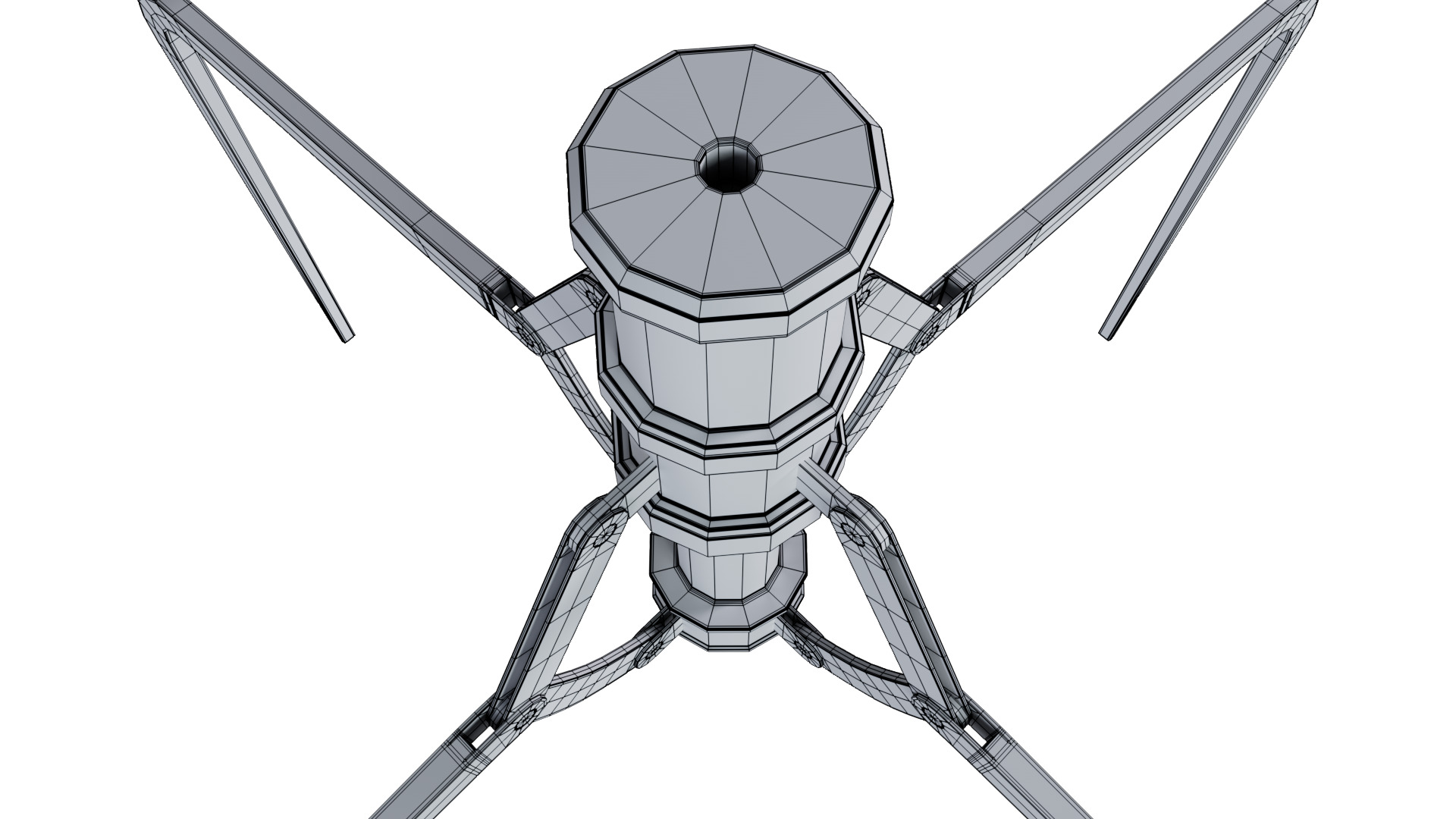 Metal Claw 15 with RIG 3D model_13