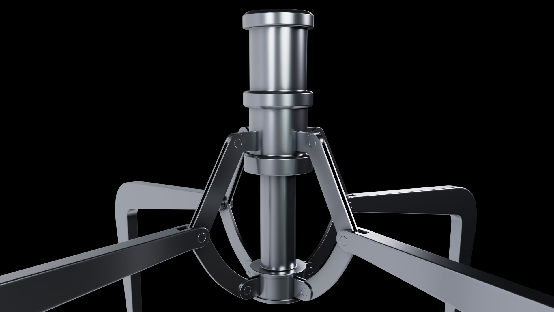 Metal Claw 16 with RIG 3D model_5