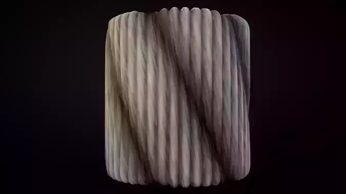 Seamless PBR Rope Grey Material Textures