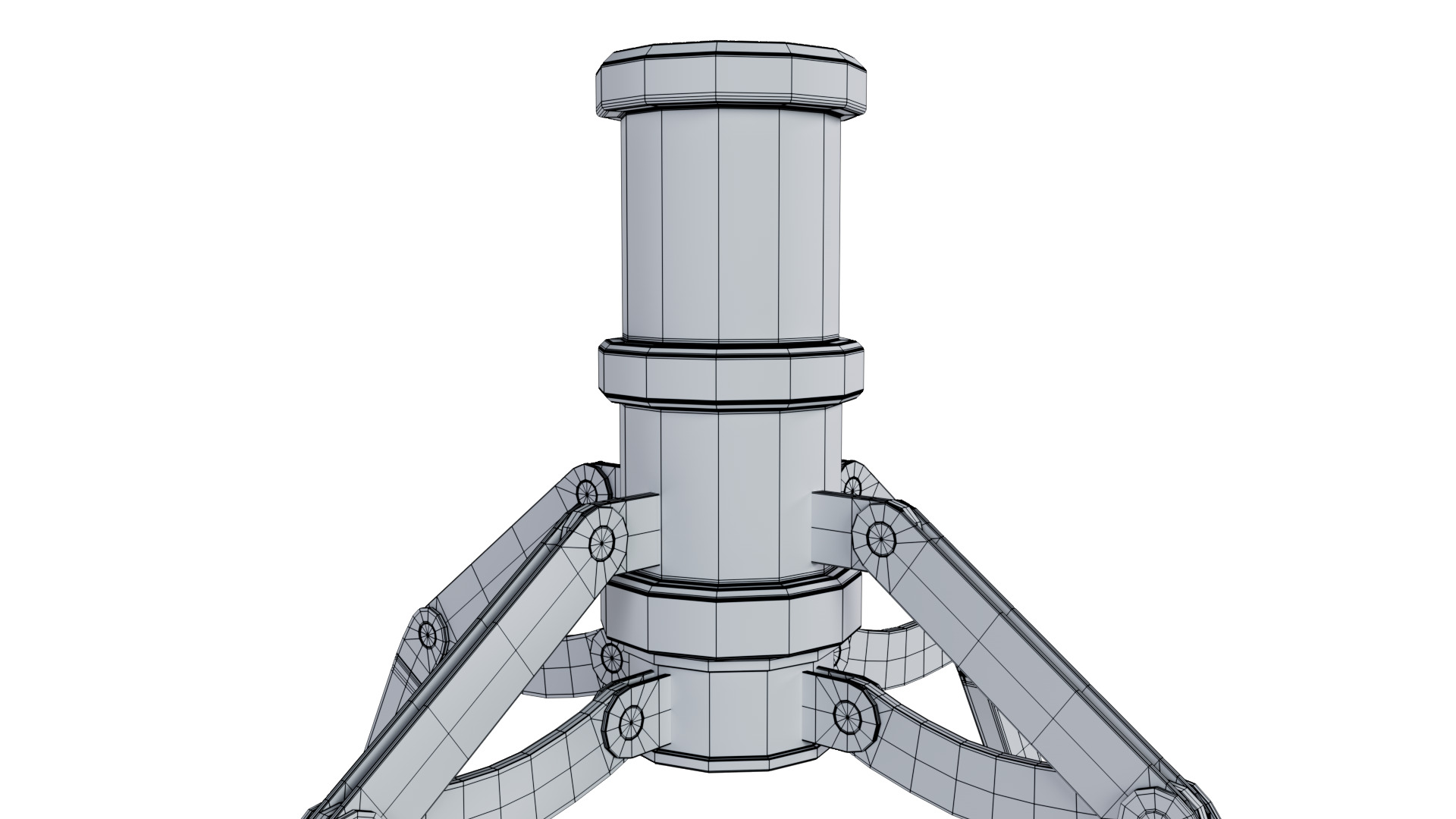 Metal Claw 17 with RIG 3D model_16
