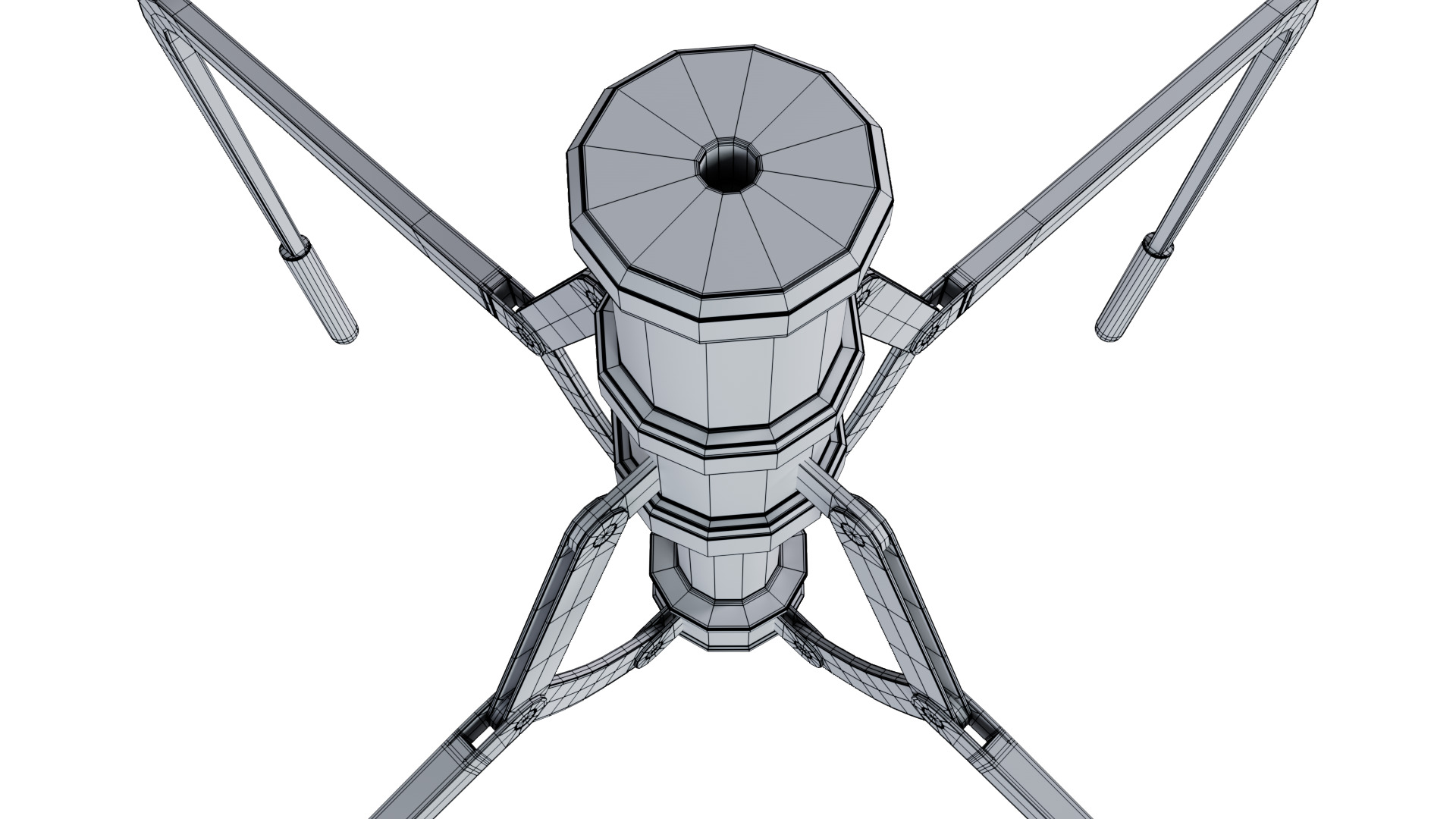Metal Claw 17 with RIG 3D model_13