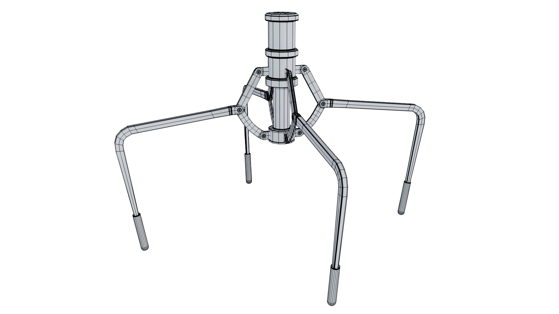 Metal Claw 17 with RIG 3D model_12