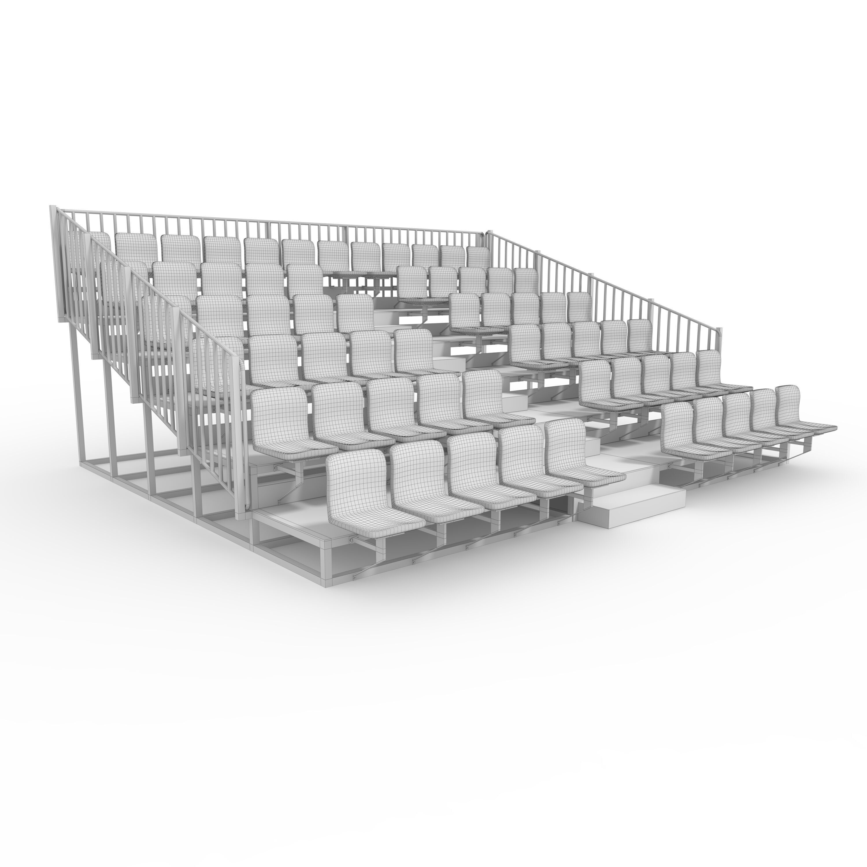 Bleachers 5 3D model_9