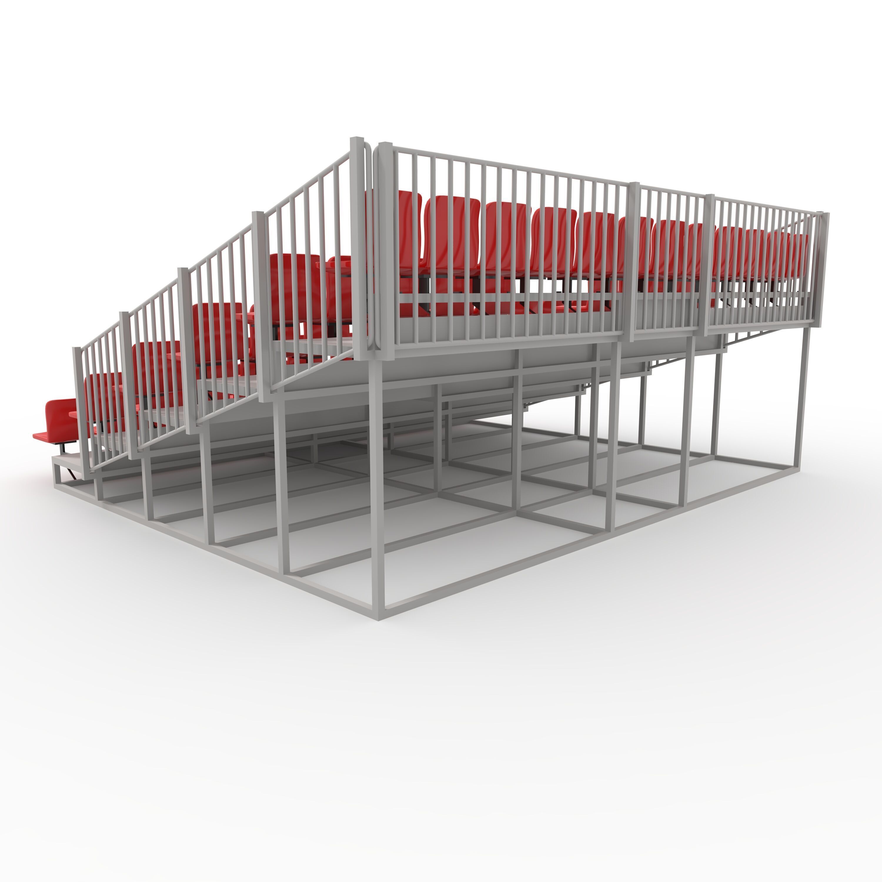Bleachers 5 3D model_14