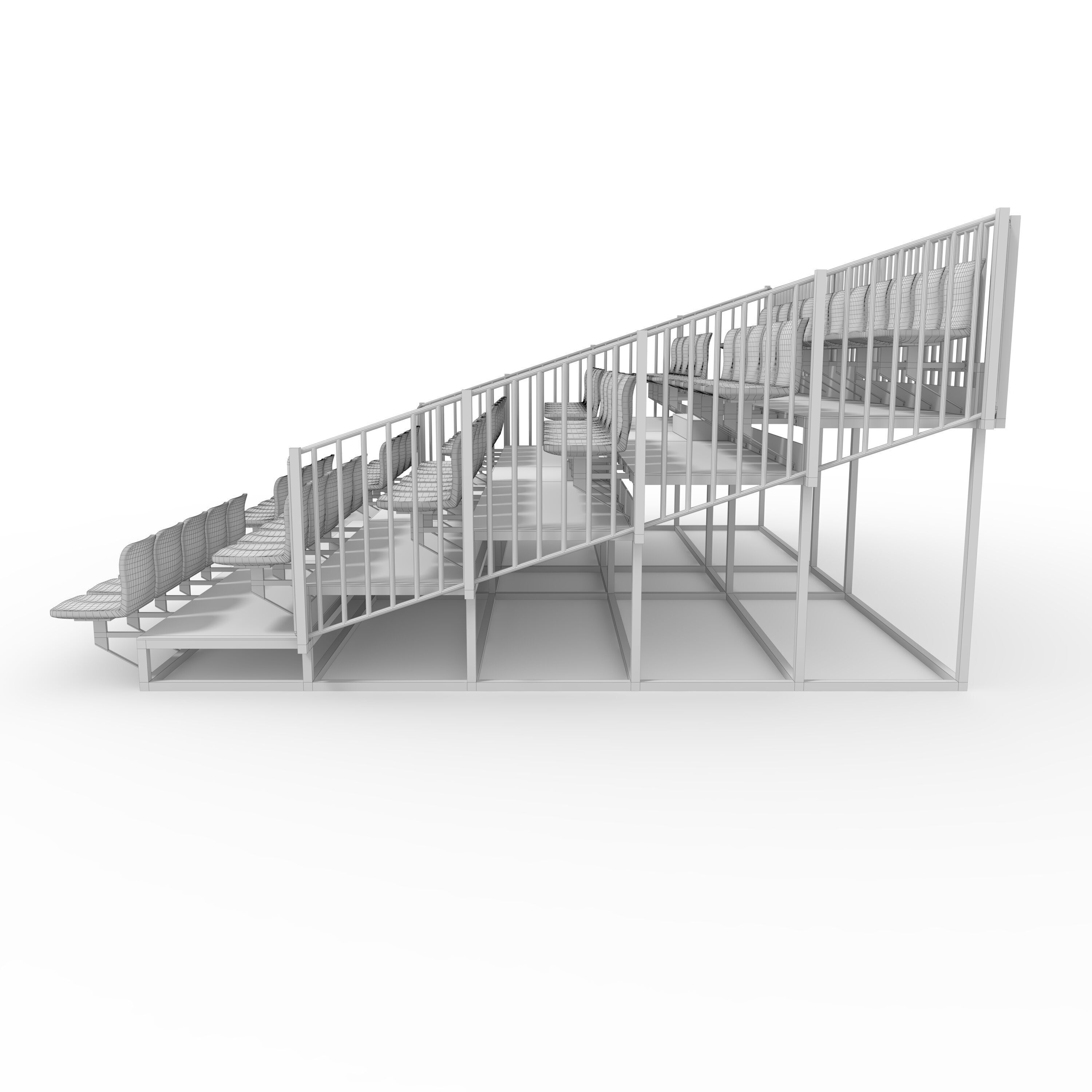 Bleachers 5 3D model_13