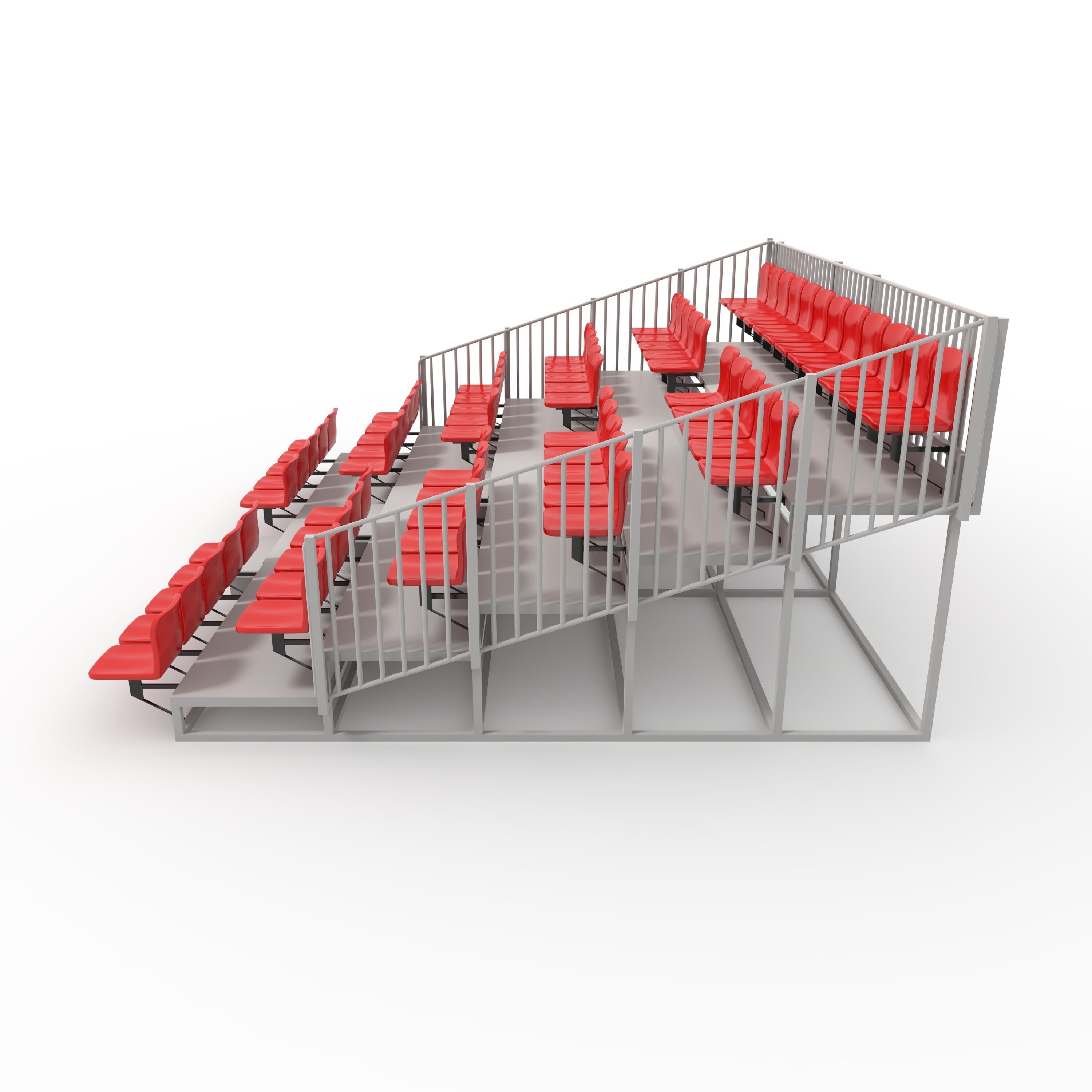 Bleachers 5 3D model_4