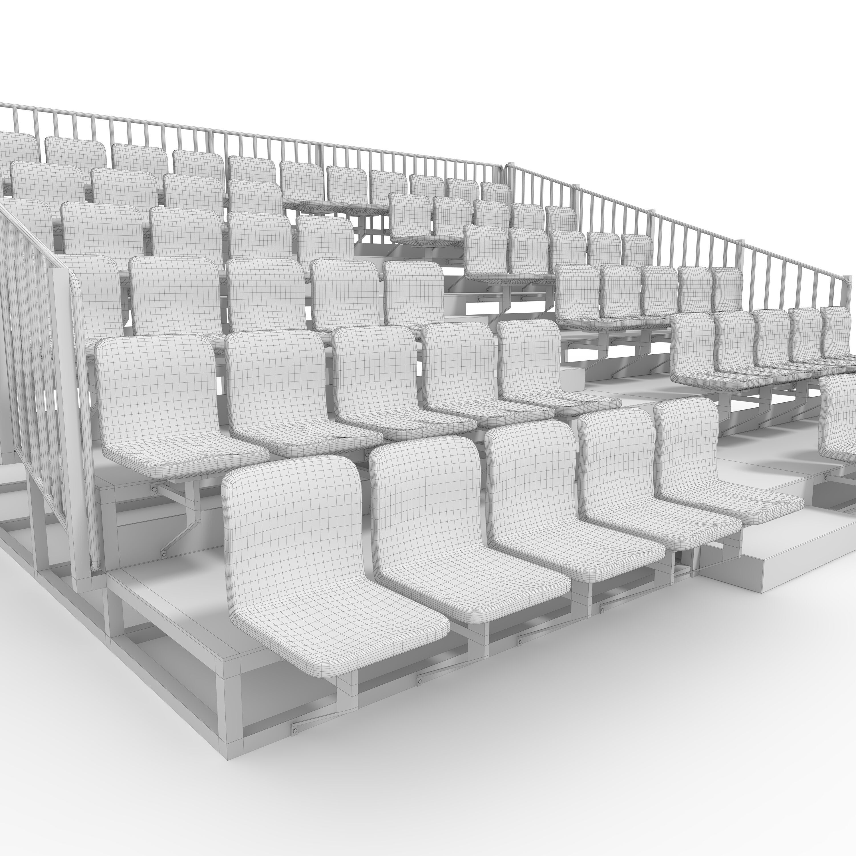Bleachers 5 3D model_17