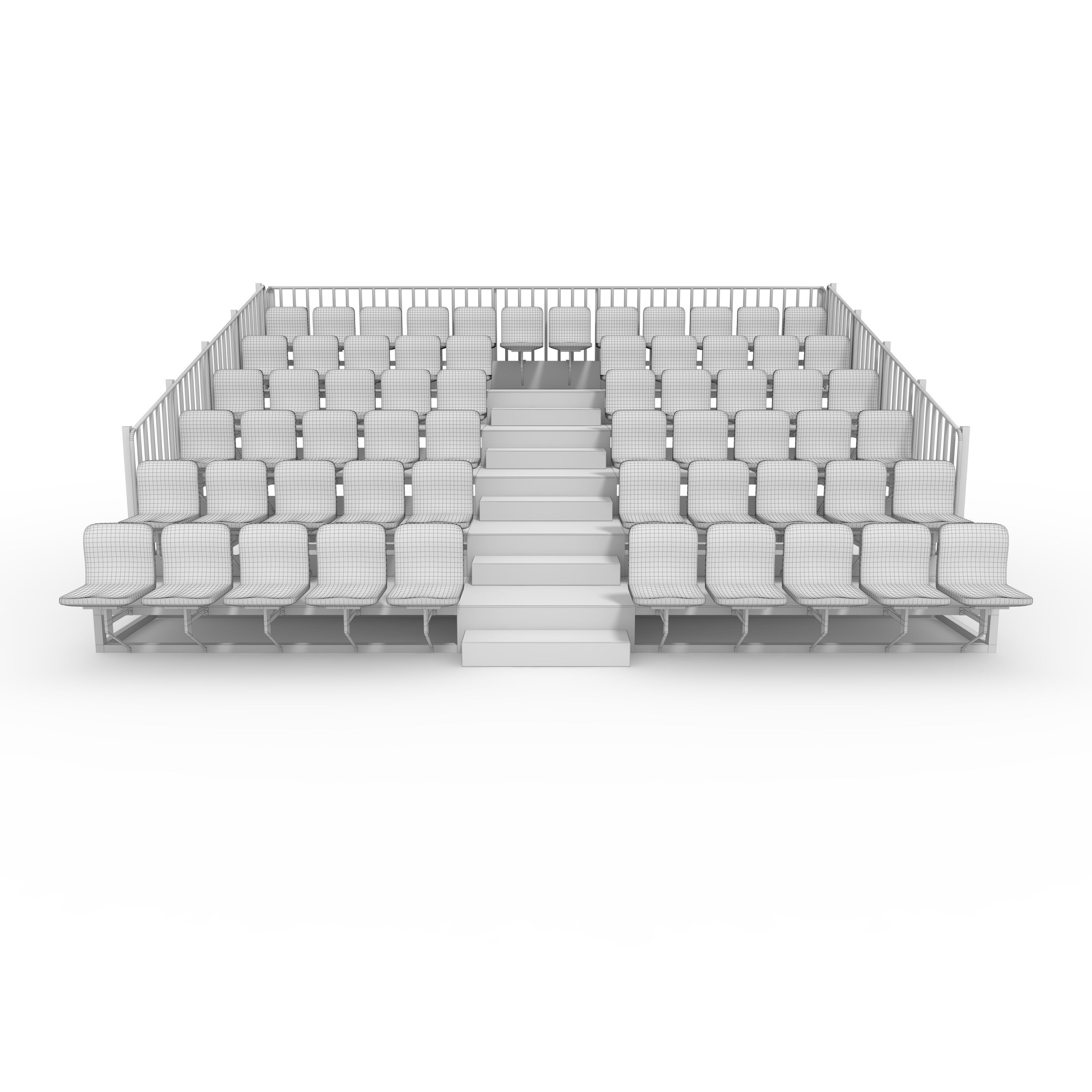 Bleachers 5 3D model_11