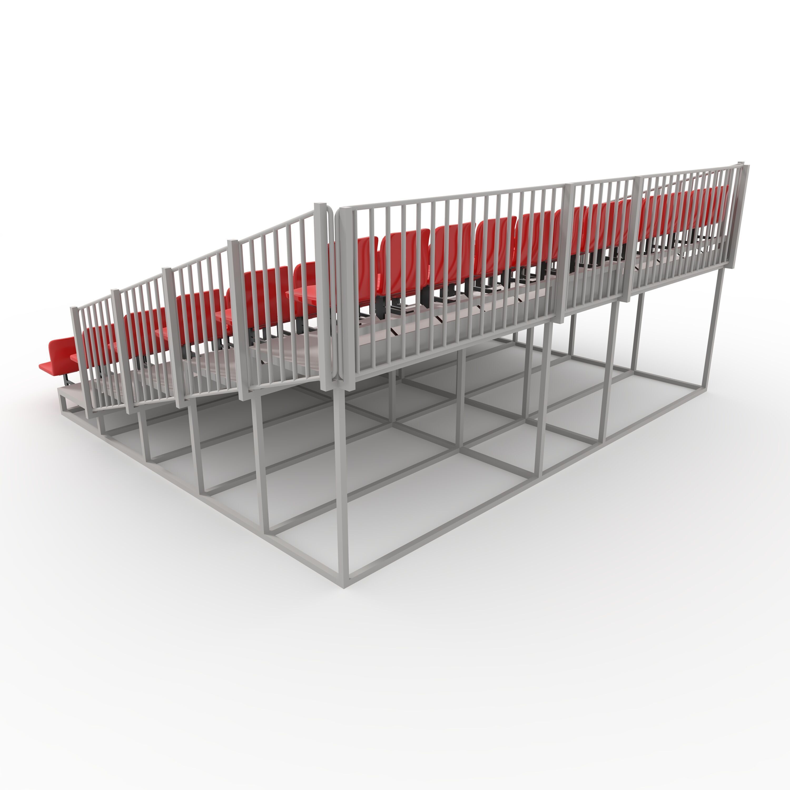 Bleachers 5 3D model_6