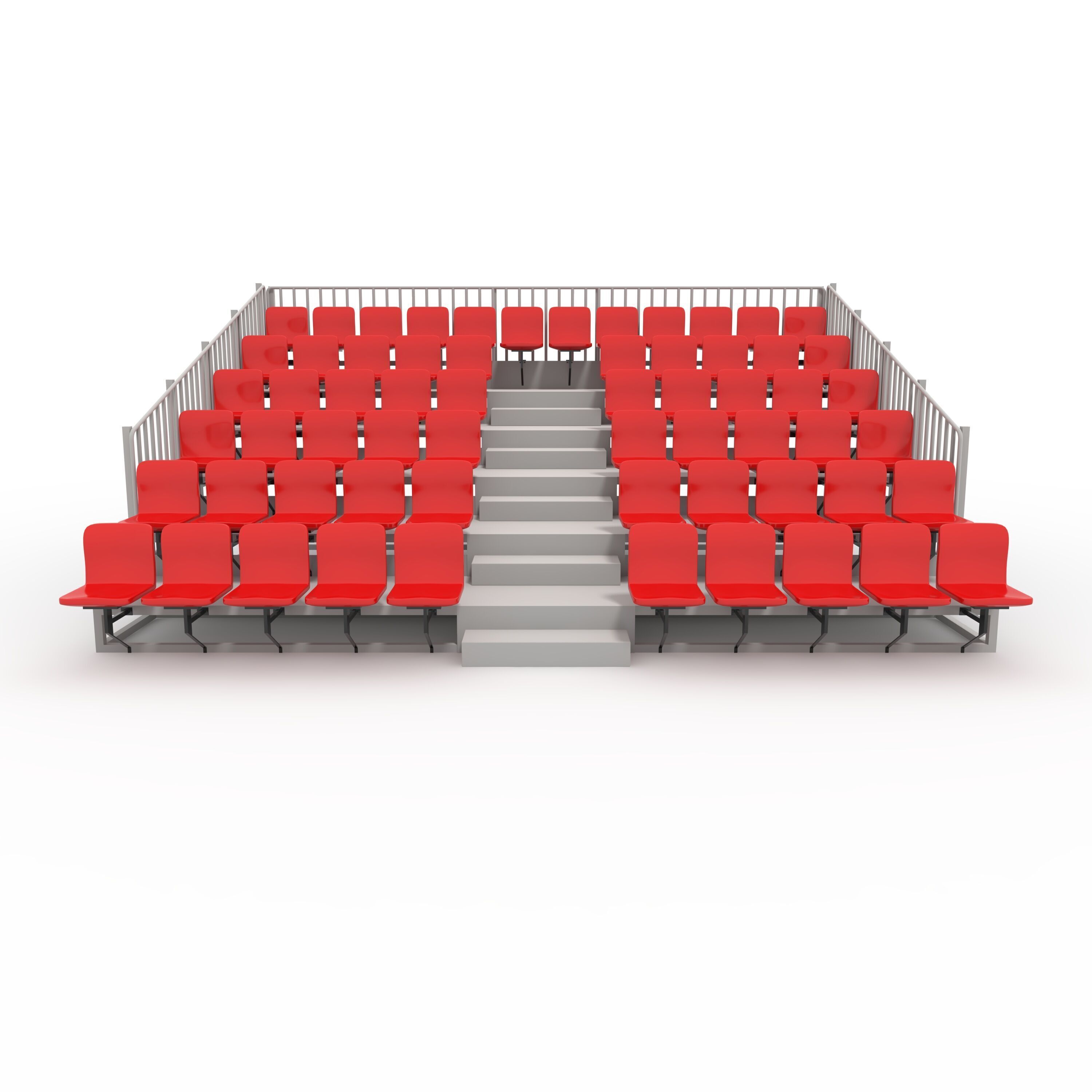 Bleachers 5 3D model_10