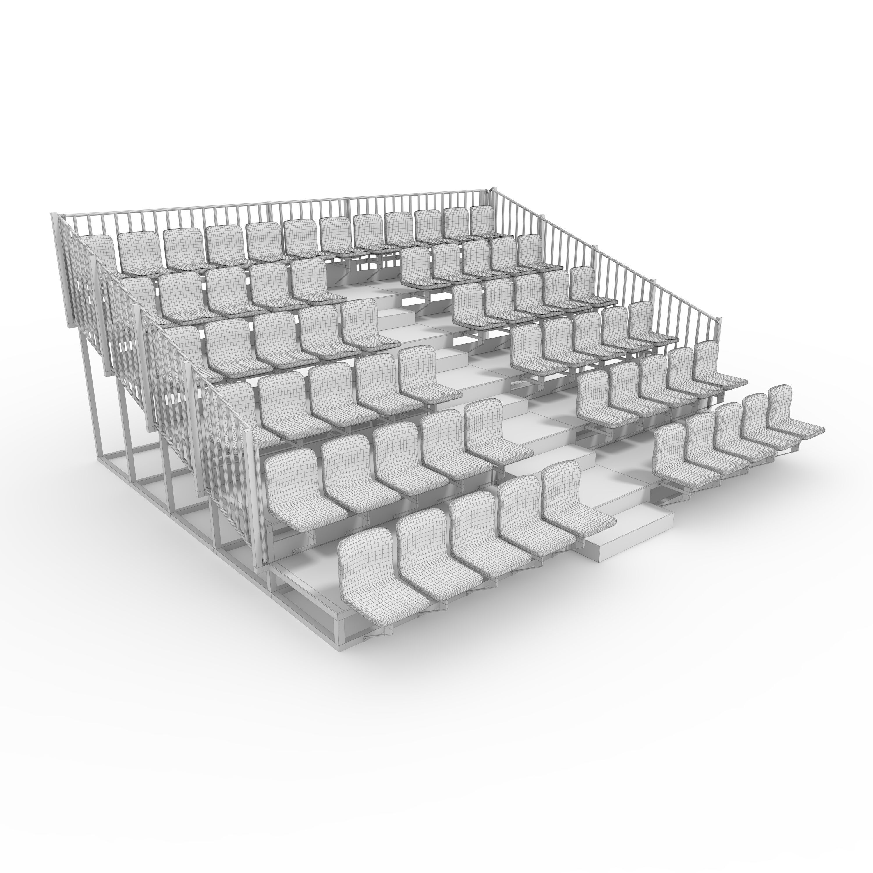 Bleachers 5 3D model_1