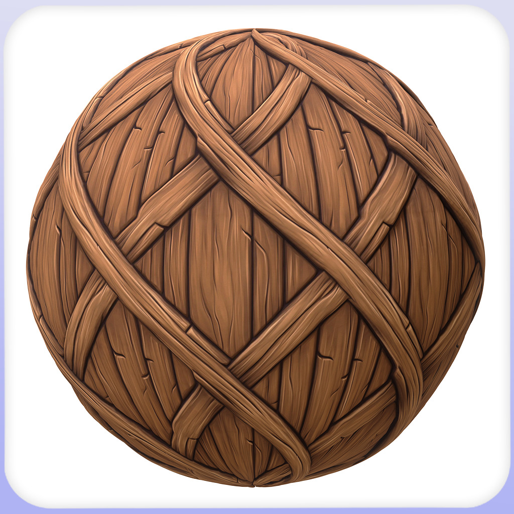 Stylized Wood Seamless Texture Texture_3
