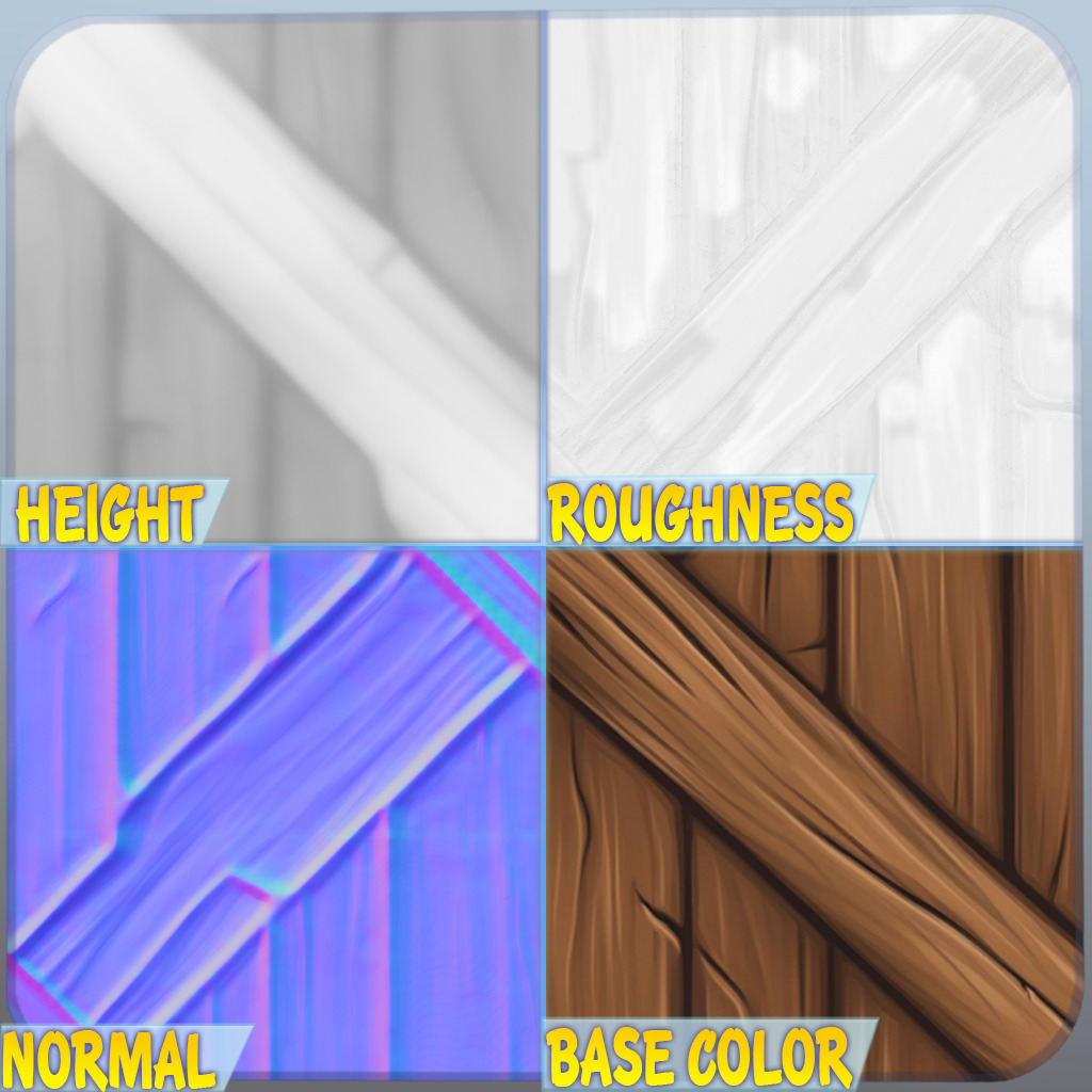 Stylized Wood Seamless Texture Texture_1