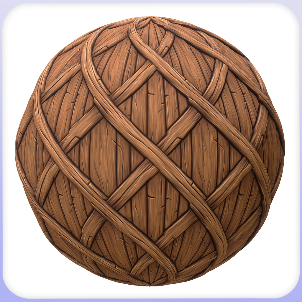 Stylized Wood Seamless Texture Texture_5