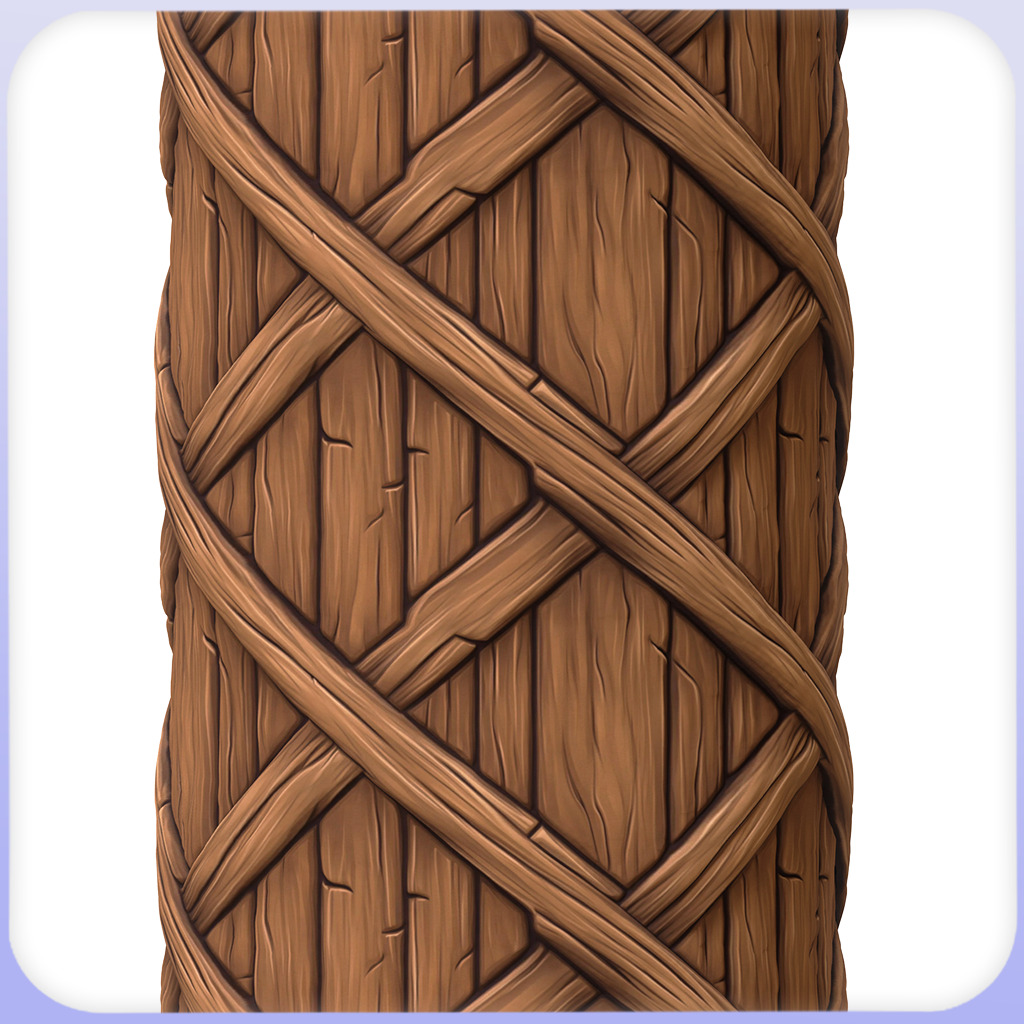 Stylized Wood Seamless Texture Texture_2