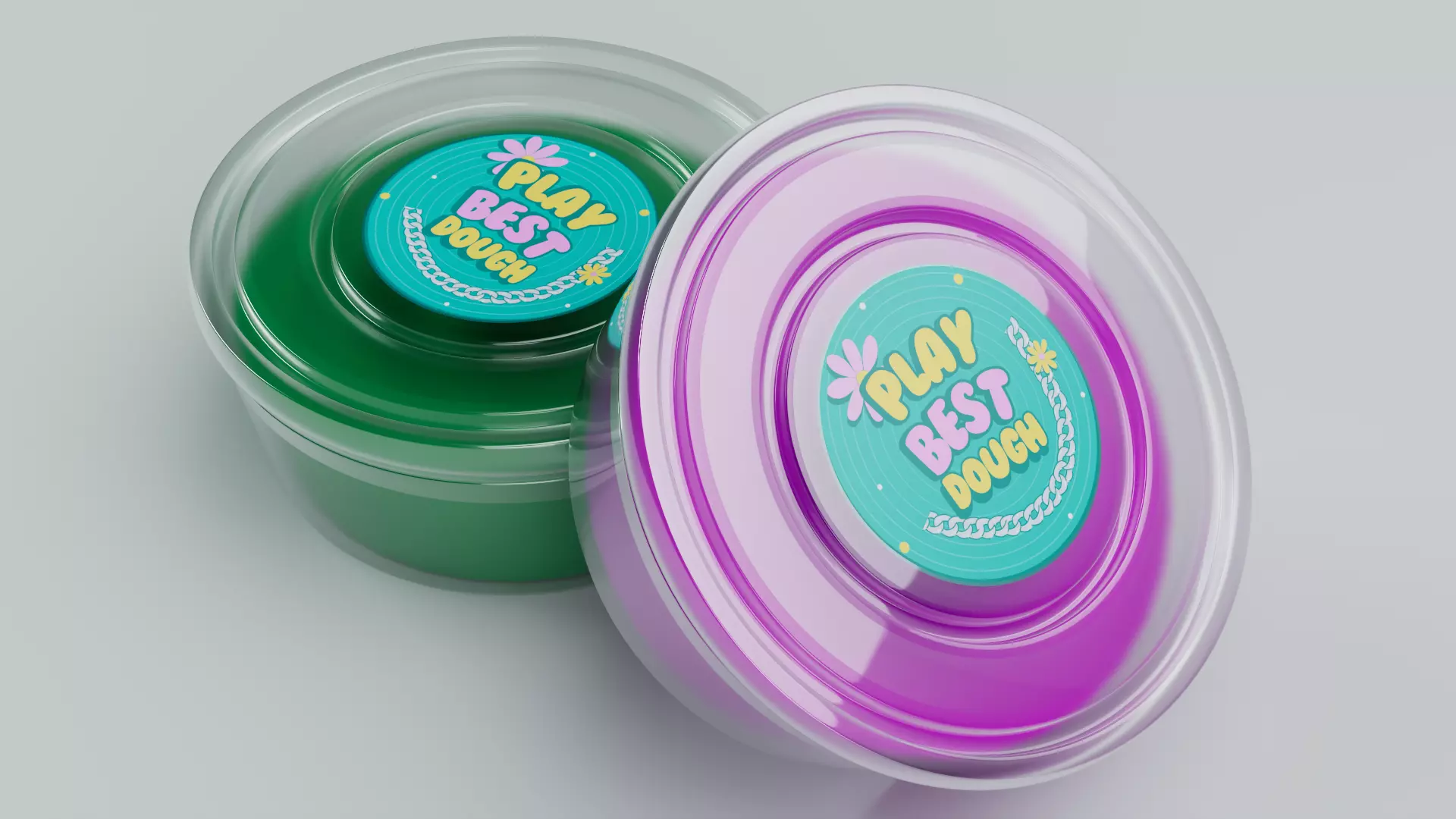 Play Dough Container - Realistic 3D Model 3D model_0