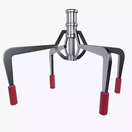 Metal Claw 18 with RIG 3D model Metal Claw 18 with RIG 3D model