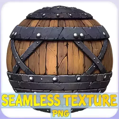  Stylized Wood Seamless Texture