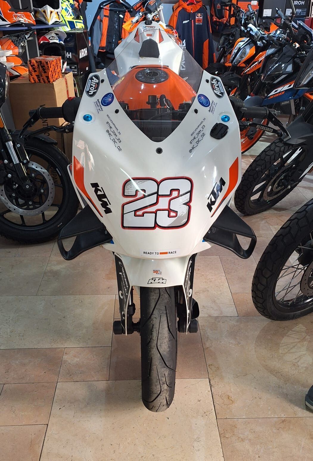 alette per ktm rc 390  gp style 3D print model_2