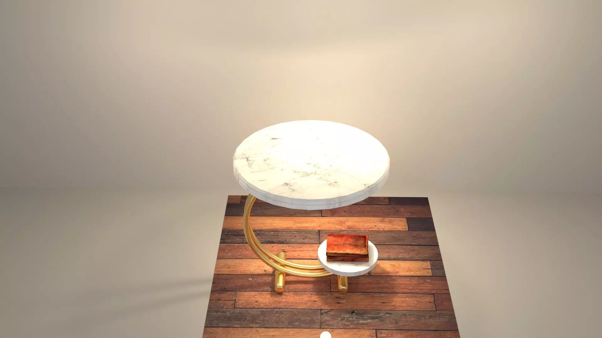 Stylish Table Low-poly 3D model_0