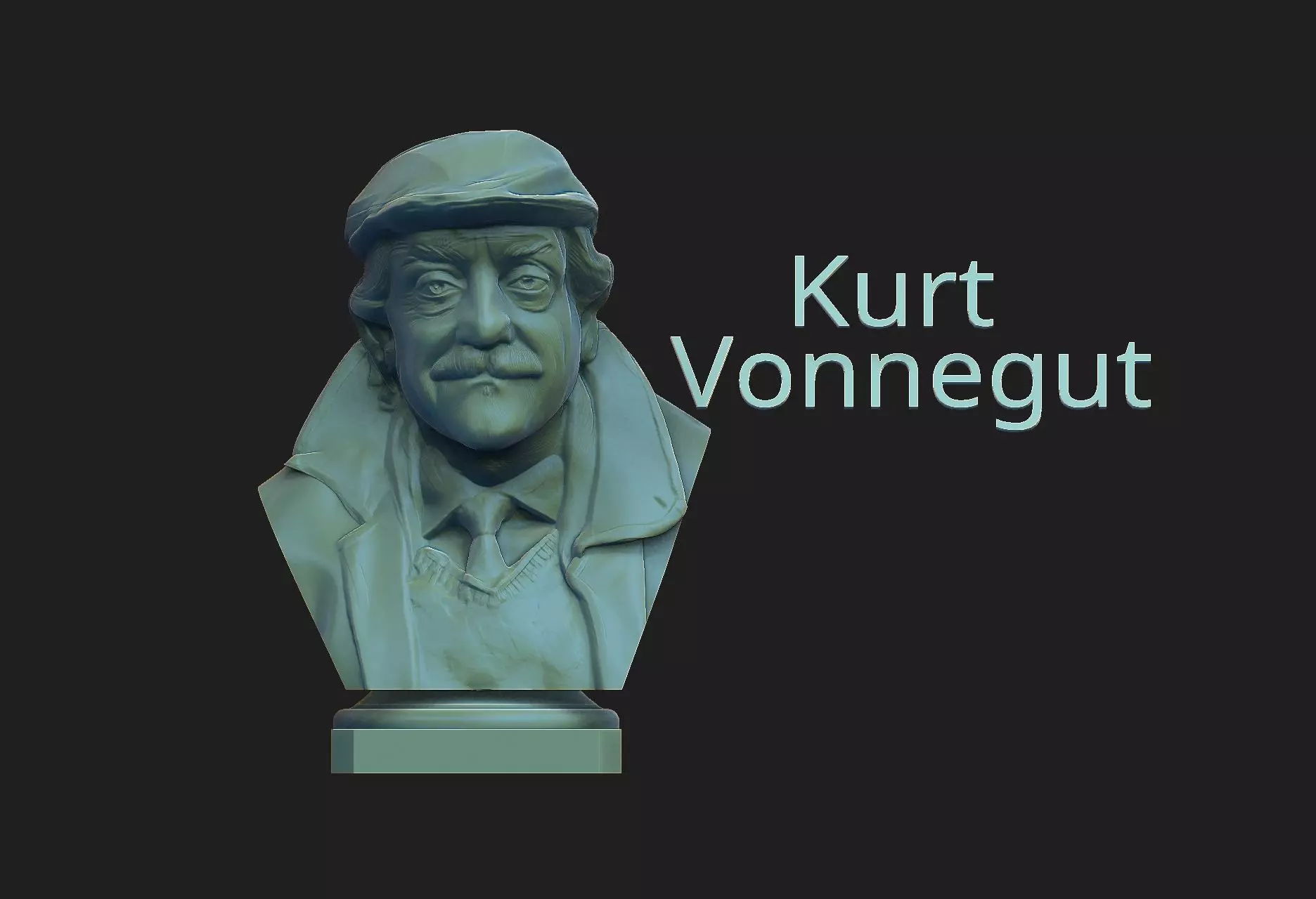 Kurt Vonnegut 3D print model