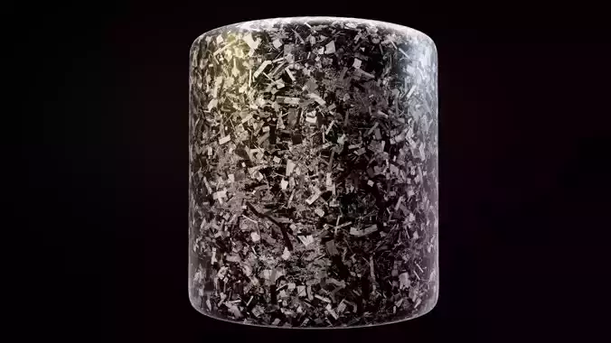 Seamless Carbon PBR material textures