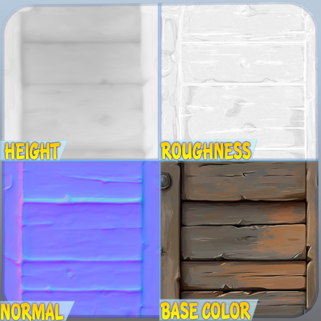 Stylized Wood Seamless Texture Texture_1