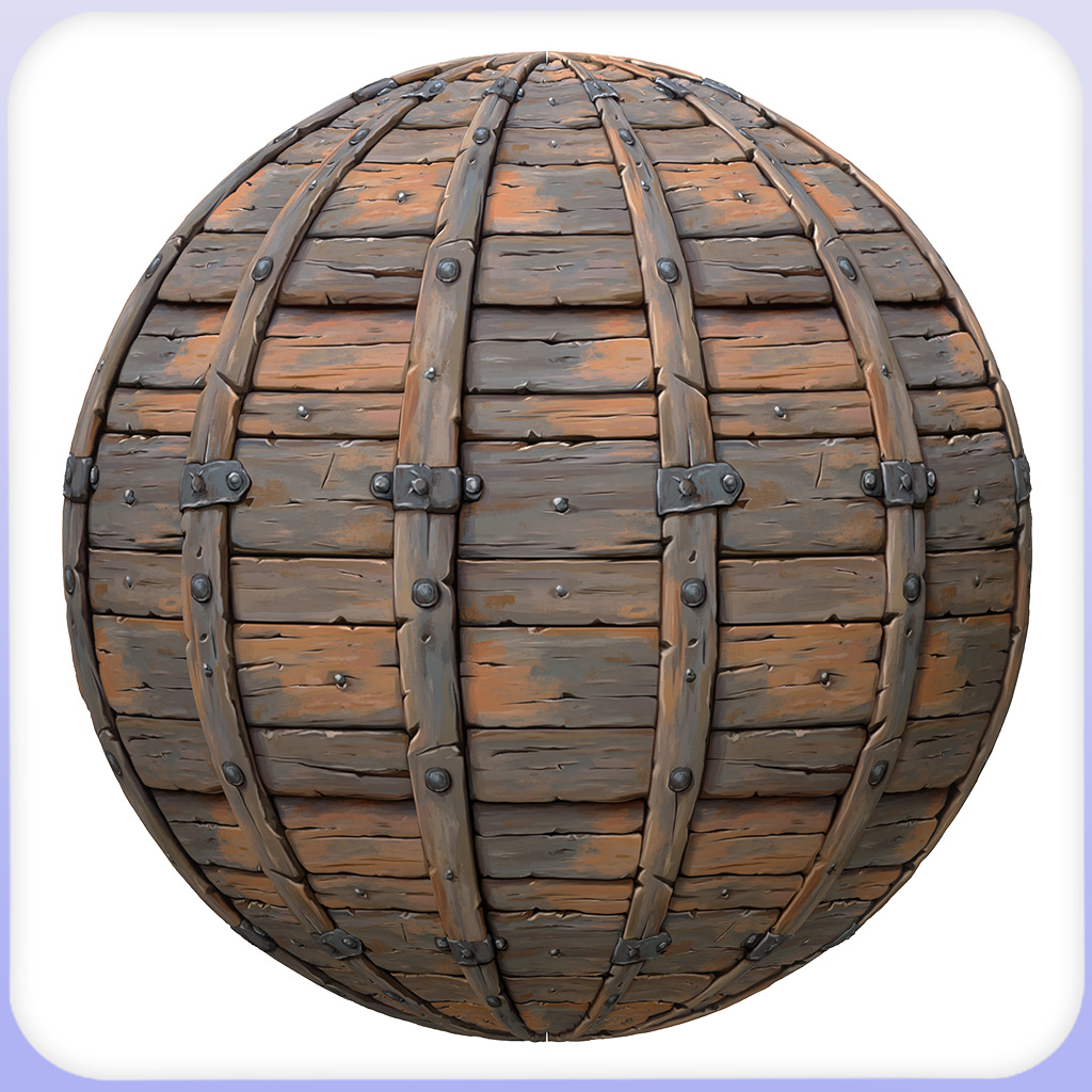 Stylized Wood Seamless Texture Texture_2