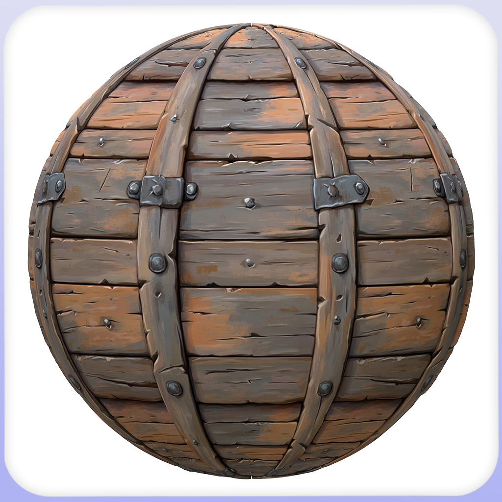 Stylized Wood Seamless Texture Texture_4