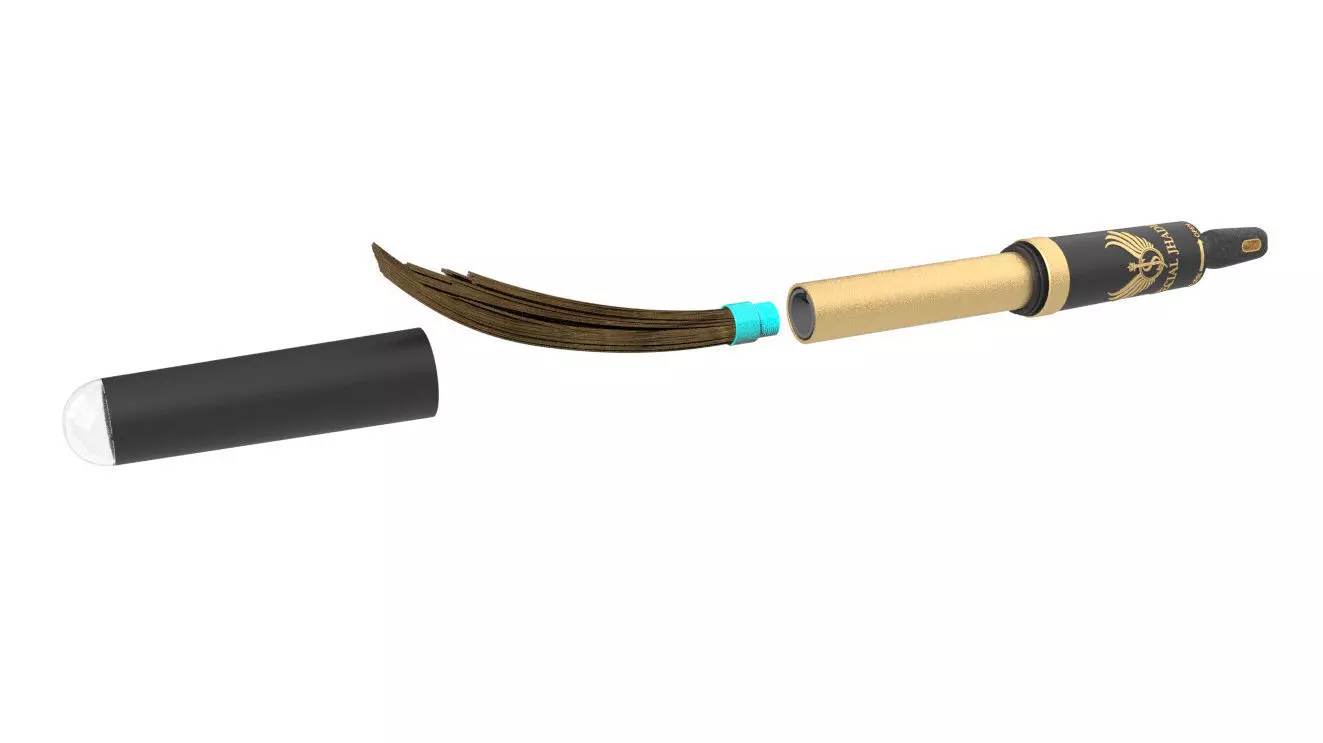 Broom Stick with Collapsible Mechanism 3D print model