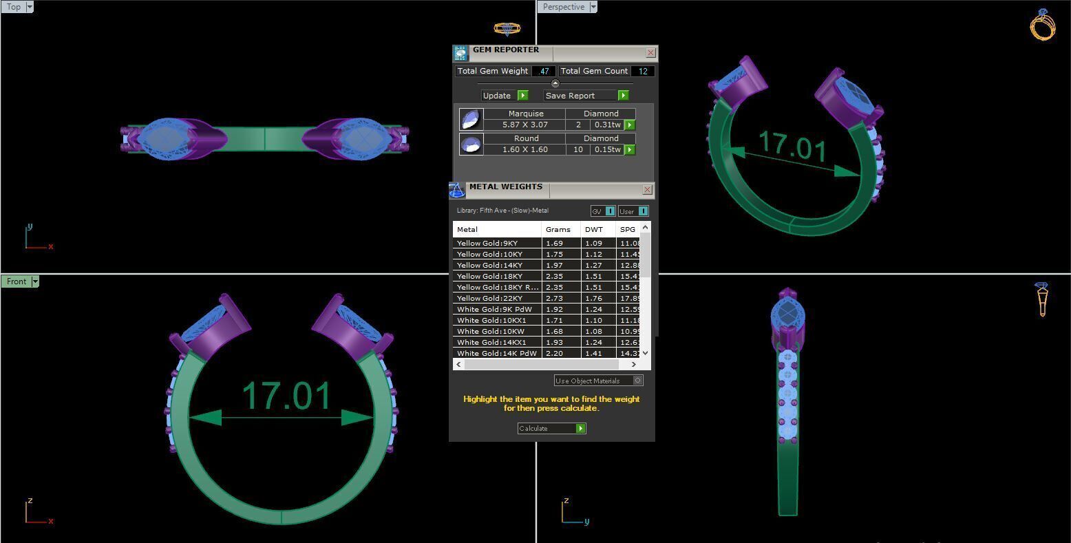 Eternity Diamond Band Ring 360 Animation Renders 3dm stl details 3D print model_7