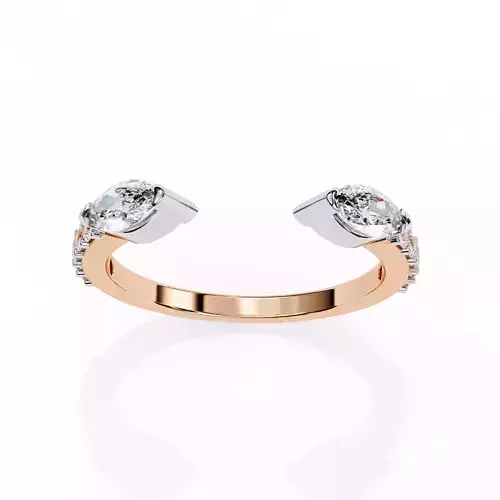 Eternity Diamond Band Ring 360 Animation Renders 3dm stl details 3D print model