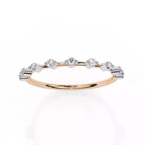 Eternity Diamond Band Ring 360 Animation Renders 3dm stl details 3D print model