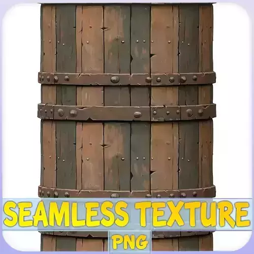 Stylized Wood Seamless Texture