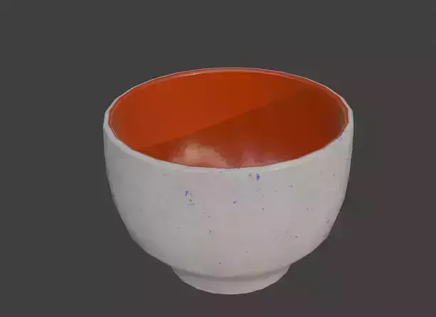 Lowpoly Bowl 3D Model for Architecture and Kitchen Free Free low-poly 3D model