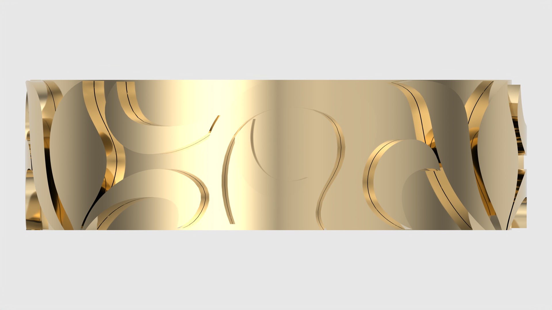 Intricate Tasteful Pattern Wedding Ring JDBCo 3D print model_6