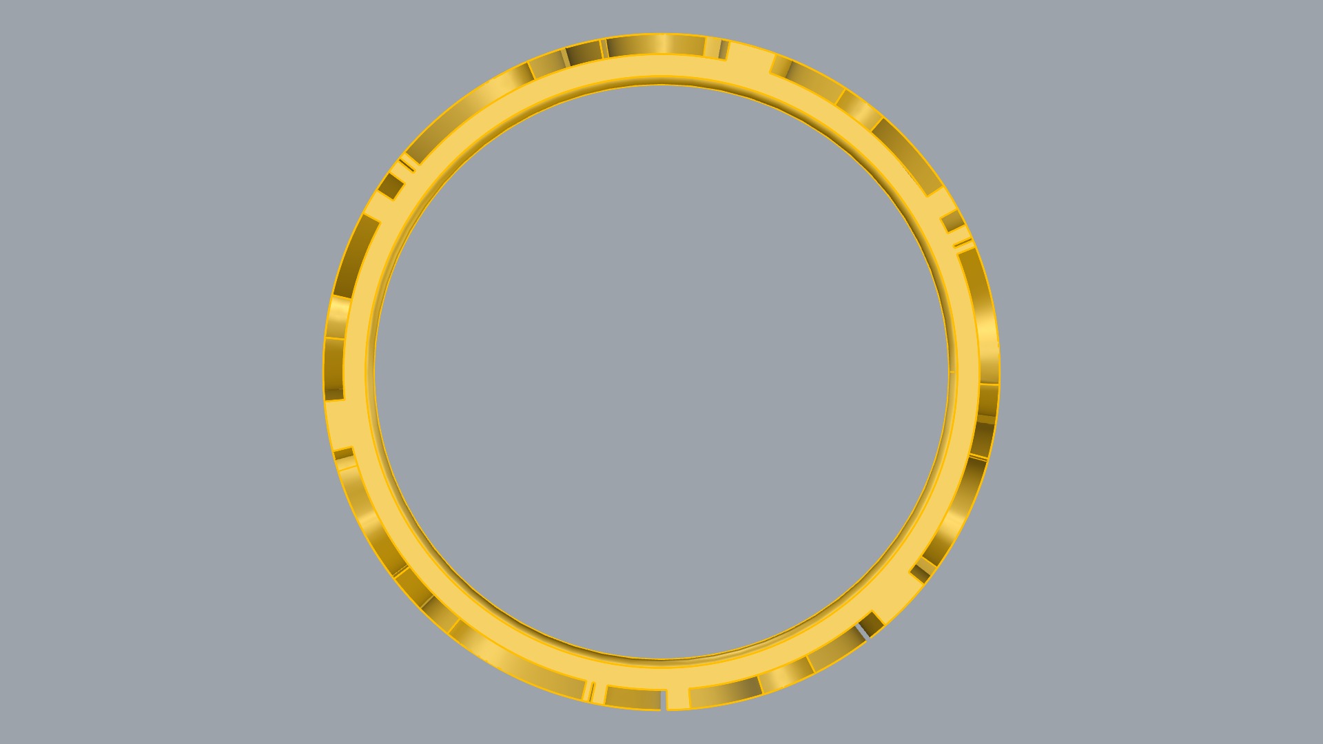 Intricate Tasteful Pattern Wedding Ring JDBCo 3D print model_9