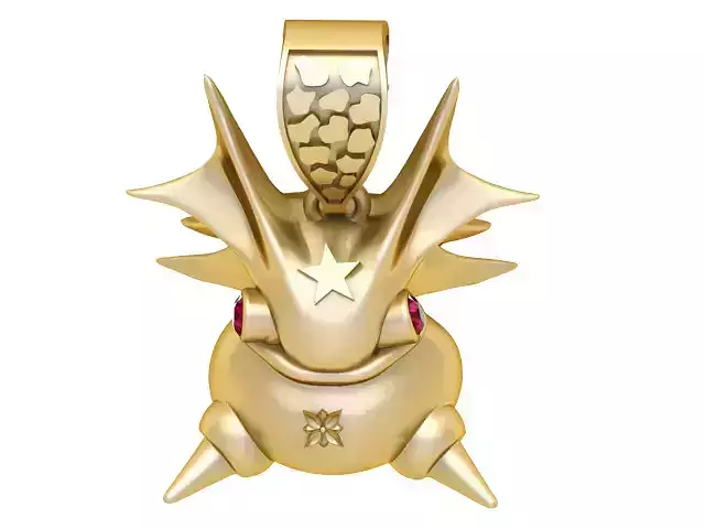 CUTE CARTOON CHARACTER PENDANT 3D PRINTABLE MODEL