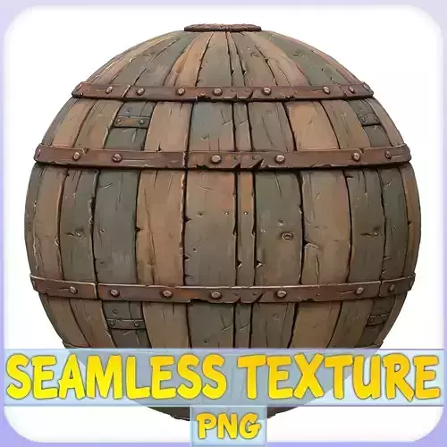 Stylized Wood Seamless Texture