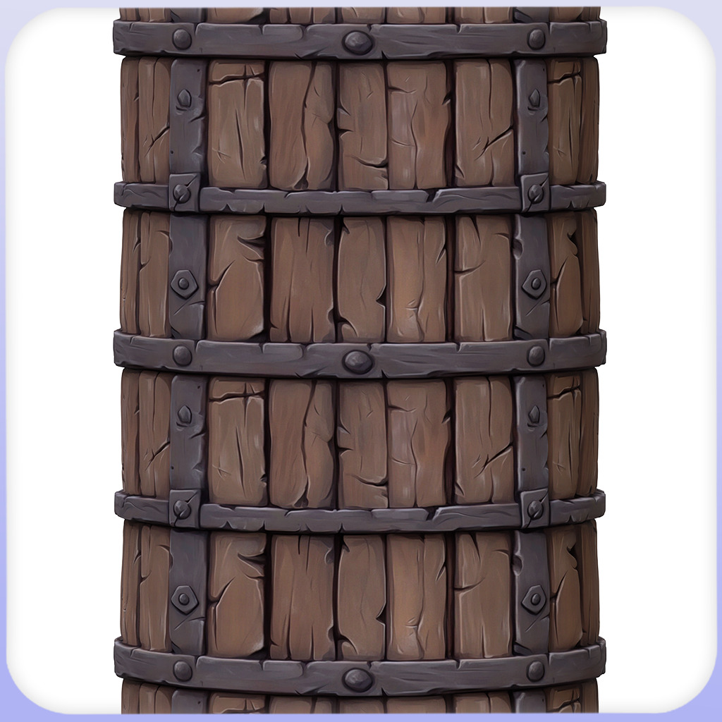 Stylized Wood Seamless Texture Texture_2