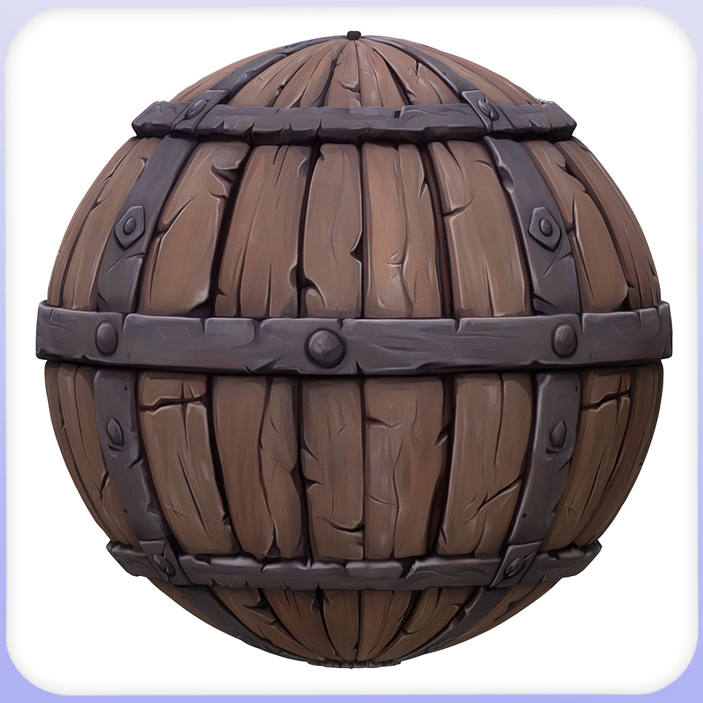 Stylized Wood Seamless Texture Texture_4