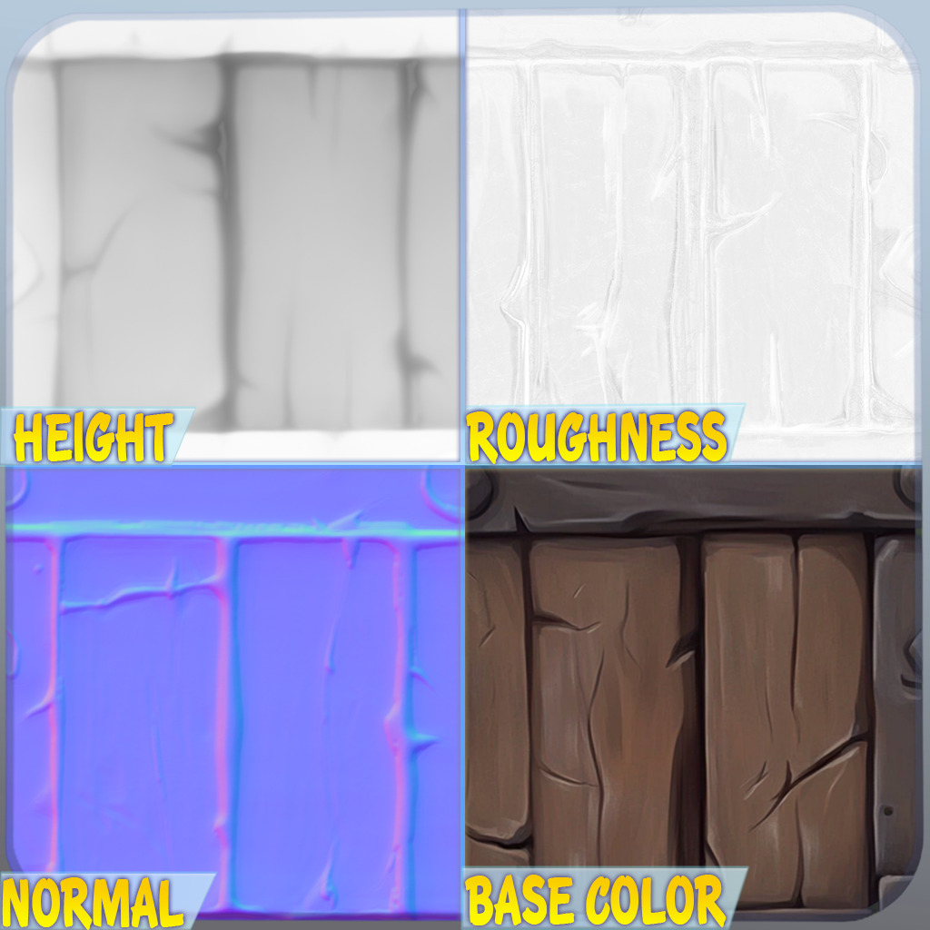 Stylized Wood Seamless Texture Texture_1