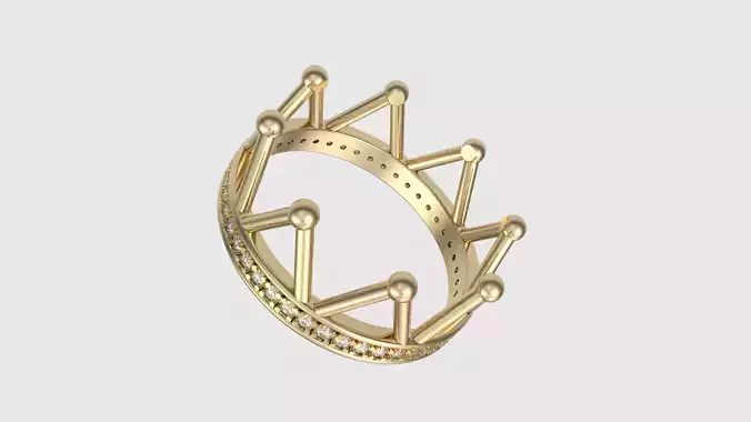 Majestic Crown Ring Design JDBCo