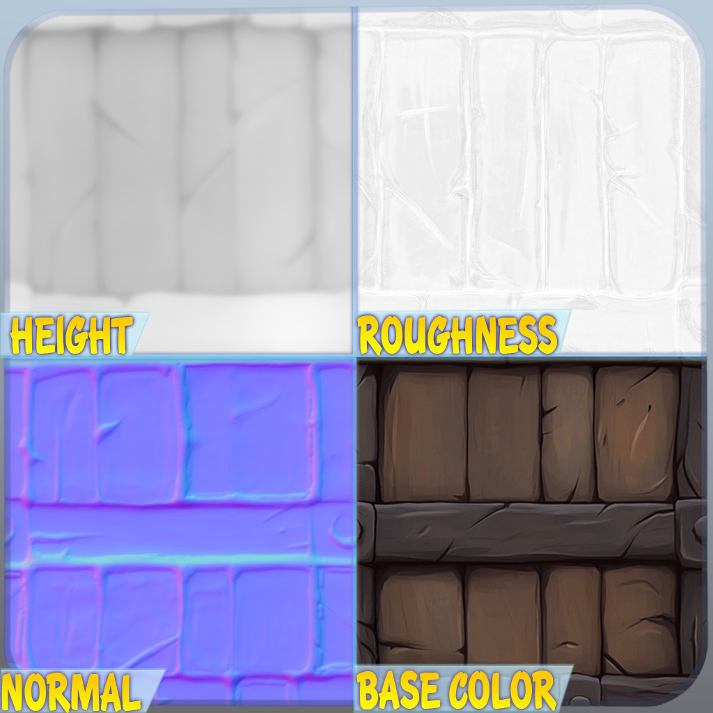 Stylized Wood Seamless Texture Texture_1