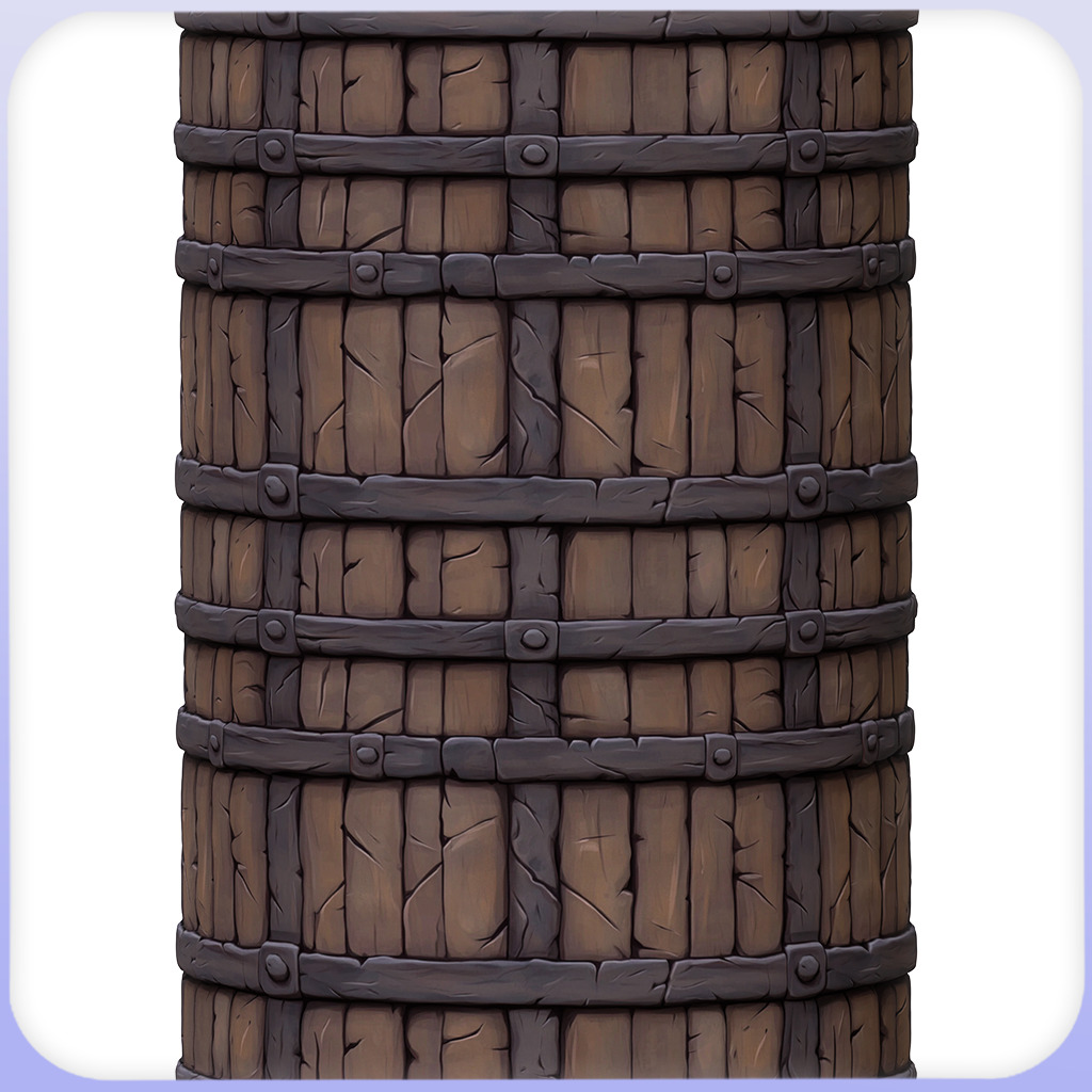 Stylized Wood Seamless Texture Texture_3